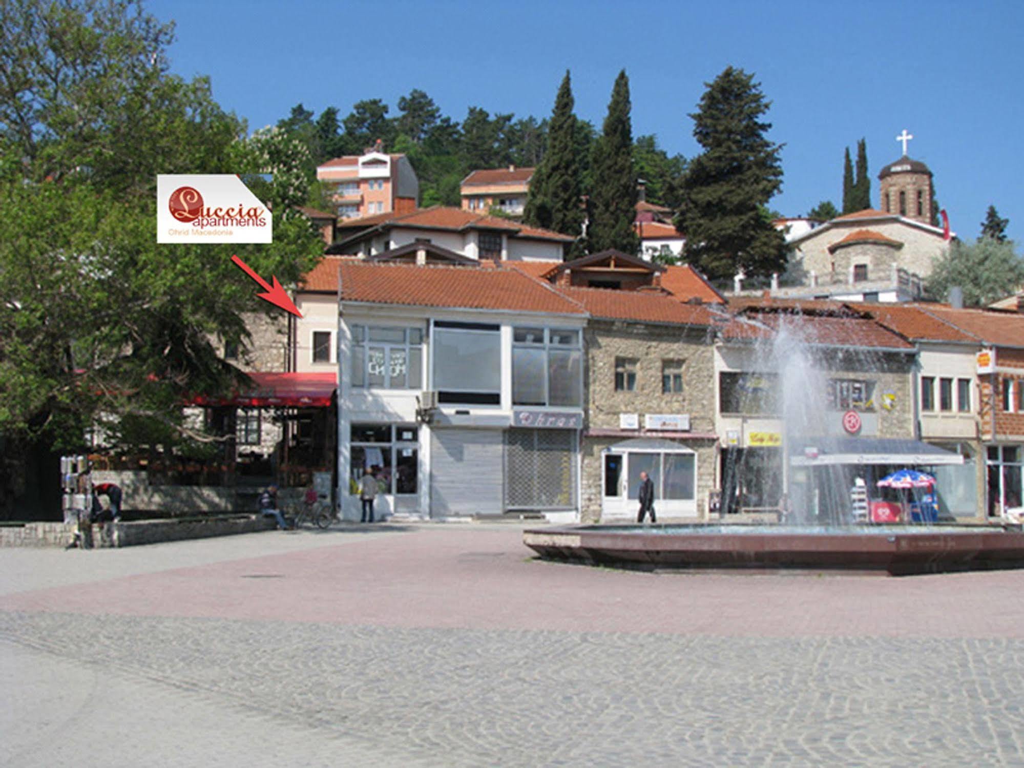 Luccia Apartments - Ohrid City Centre Bagian luar foto